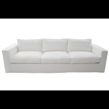 Malibu 7' Sofa, Optic White