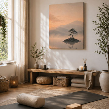 Still Waters - Minimalist Landscape Wall Art