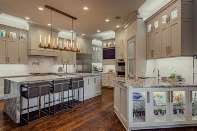 Inspiration for a contemporary kitchen remodel in Dallas
