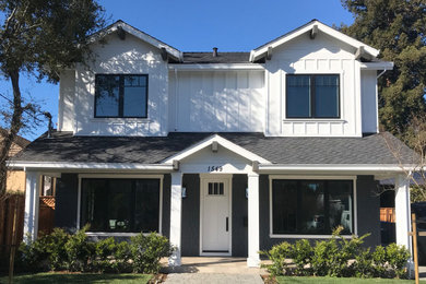 Example of a huge two-story exterior home design in Other