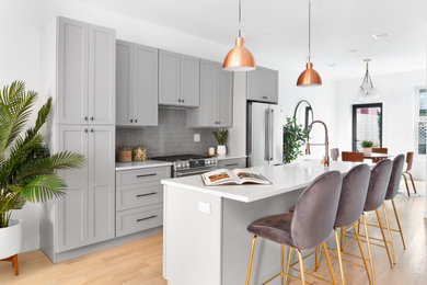 Kitchen - transitional kitchen idea in Miami