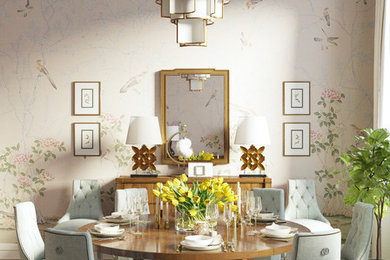 Transitional style dining room