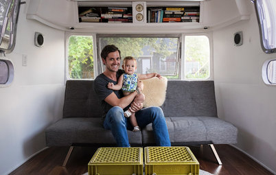 Houzz TV: See a Man Turn a ’70s Airstream Into a Cool, Happy Home