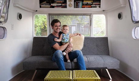 Houzz TV: See a Man Turn a ’70s Airstream Into a Cool, Happy Home
