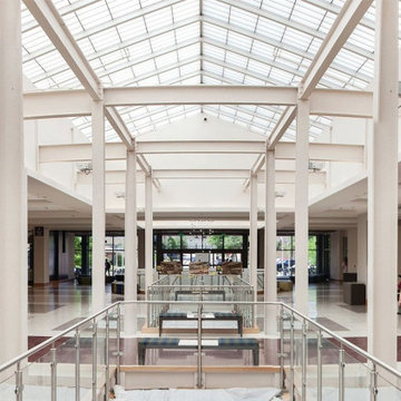 Central Spine of The Commons – Structural Roof Integration