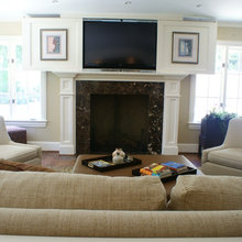 Fireplace Built In/cabinets
