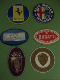 vintage european car logos