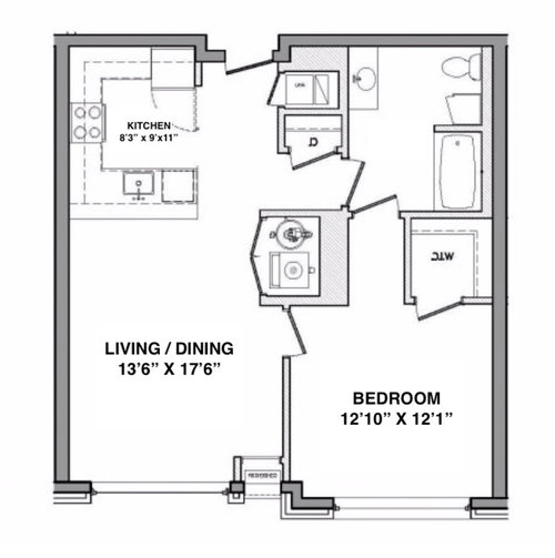 Image showcasing Help! Cookie cutter apartment in need of multi-functional living space