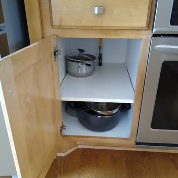 Pull outs shelves help in every area of their home