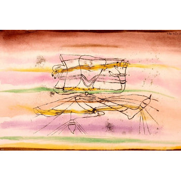 Paul Klee Veil Dance, 18"x27" Wall Decal