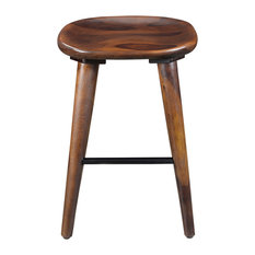 MOD - Malindi Sheesham Counter Stool, Walnut - Bar Stools and Counter Stools