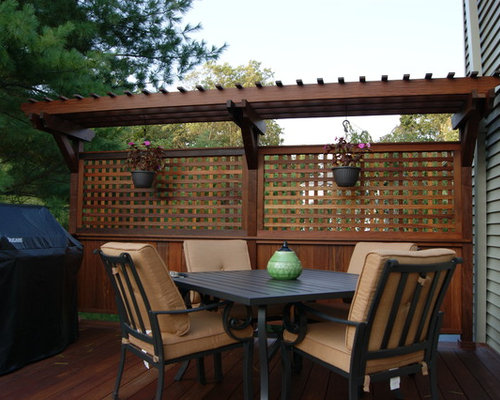 Pergola Privacy Screen | Houzz