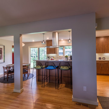 Project 2966-1 Mid-Century Modern Kitchen + Mudroom + Basement Remodel