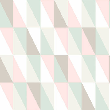 Inez Pastel Geometric Wallpaper, Bolt