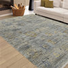 Jwell Avien Area Rug, Gray, 10' x 14', Bordered