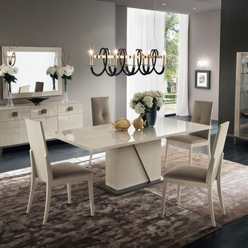 Modern Italian Dining Set Mont Blanc by ALF Group