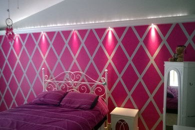 Inspiration for a transitional bedroom remodel in Chicago