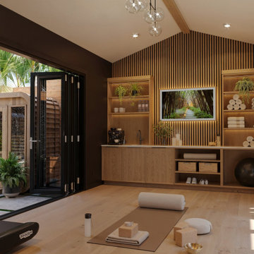 Backyard and garage renovation. St. Petersburg, FL Residence