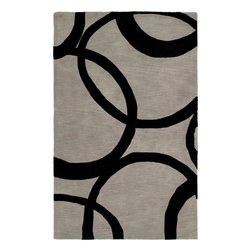 Kaleen - Astronomy Gamma Graphite (Grey) 2 ft. x 3 ft. Area Rug - Rugs