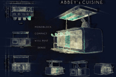Abbey's cuisine monoblock kitchen