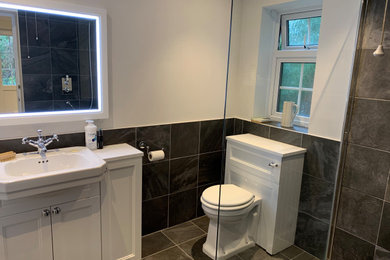 Design ideas for a classic bathroom in Devon.