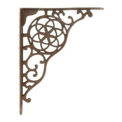 Restorers Circle And Star Shelf Bracket - Brackets