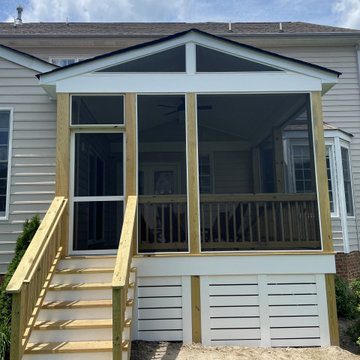 Screened in Porch Addition in Richmond