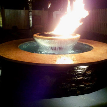 Fire and Water Fountain