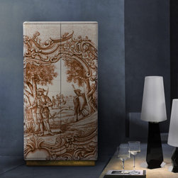 HERITAGE SEPIA Cabinet - Accent Chests And Cabinets