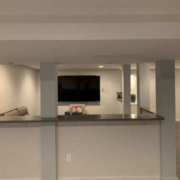 Basement half walls