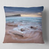 Bright Sydney Sea with Long Waves Seashore Throw Pillow, 18"x18"