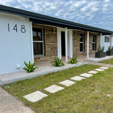 THIN MODERN Black House Numbers