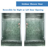 DreamLine Unidoor 47 to 48 Frameless Hinged Shower Door Clear 3/8 Glass Door