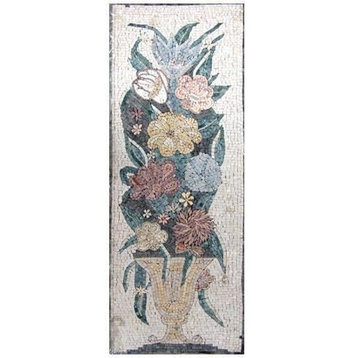 Mosaic Designs, Floral Blossoms, 15"x41"
