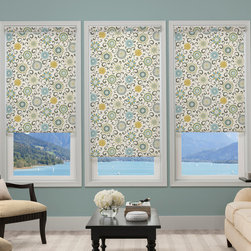 Waverly Roller Shades Pom Pom Play Spa - Roller Shades