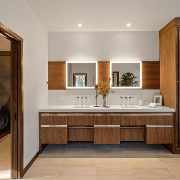 Modern East Asian inspired Bathroom