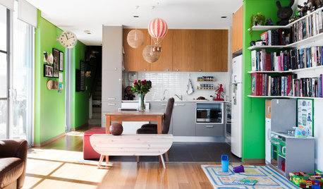 My Houzz: Big Kids and Little Kids in a Comic Book Home