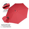 Yescom 9Ft UV50+ Aluminum Outdoor Table Patio Umbrella with Crank Tilt 3000PA