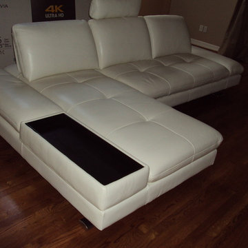 Sasha Sectionals - White Leather