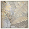 Acrylic Painting of Palm Leaves & Ferns in Wood Frame