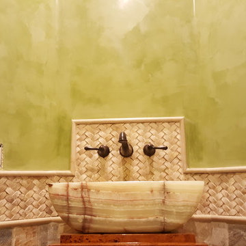 Venetian Plaster Application Master Bathroom Summerlin 2016