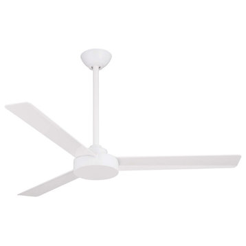 Minka Aire Roto 52 Inch Ceiling Fan, Flat White