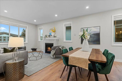 Example of a dining room design in Vancouver
