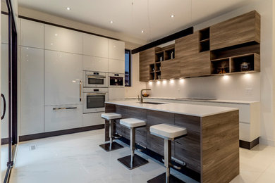 Kitchen - contemporary kitchen idea in Toronto