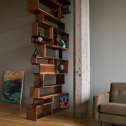 Walnut Shelving for Industrial Loft - Products