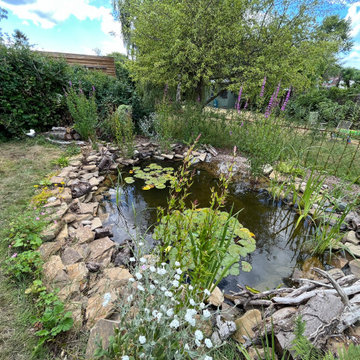 Wildlife pond refurbishment