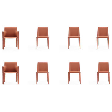 Paris 8-Piece Dining Chairs  in Clay