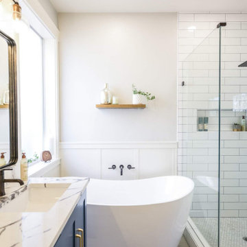 Serene Azure Bathroom