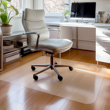 Yescom 48"x36" Office Chair Mat for Hardwood Floors Rectangle PVC Floor Mat