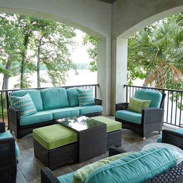 Transitional House Renovation in Lexington on Lake Murray by Evon McAngus
